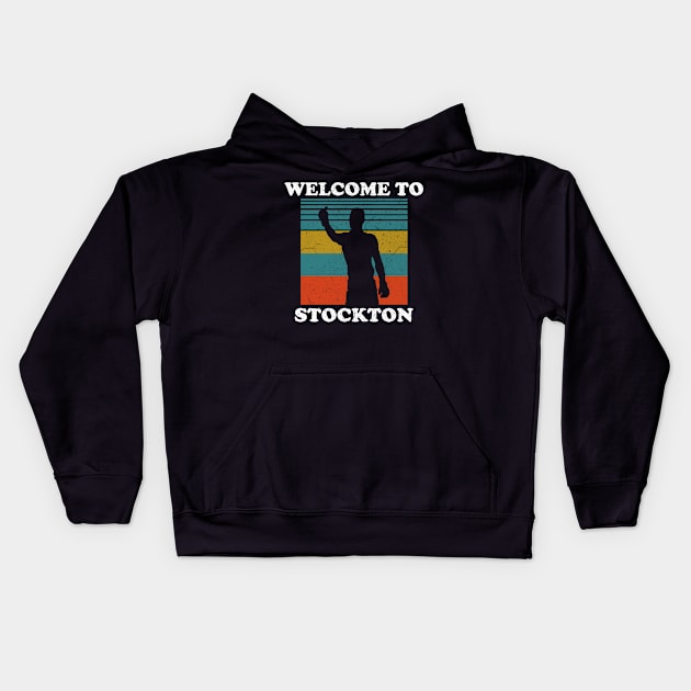 Welcome to Stockton Kids Hoodie by dajabal